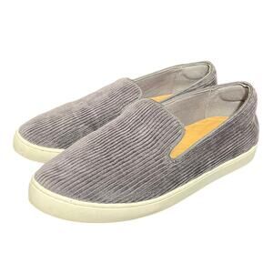 Birdies The Swift Corduroy Ribbed Slip On Comfort Sneakers‎ Charcoal Gray 8